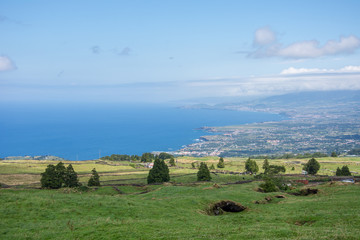 Fototapeta premium Walk on the Azores archipelago. Discovery of the island of Sao Miguel, Azores.