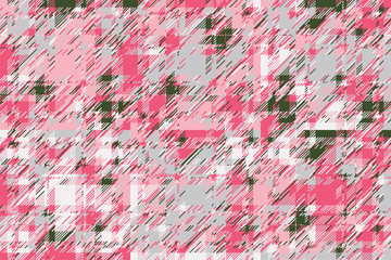 Modern glitch background. Color geometric abstract pattern vector.