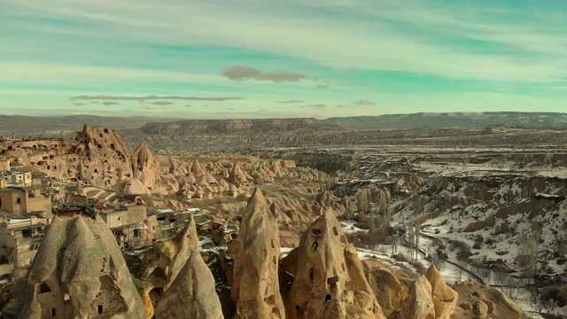 Rock formations from Cappadocia region of Turkey