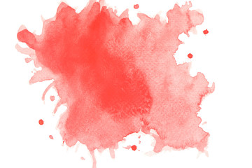 red watercolor background