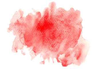 red watercolor background