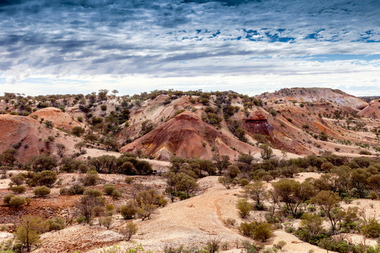 Painted Desert in the Arckaringa Hills in outback South Australia.
