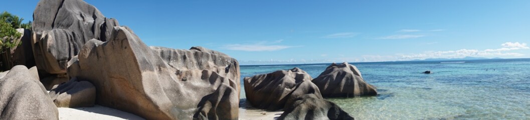 tropical seychelles island