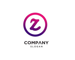 Modern Creative Letter Z Logo Design Template