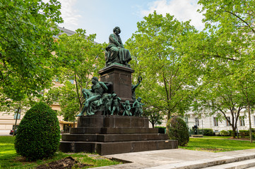 Monument of Ludwig van Beethoven in Vienna