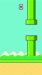 Nature Background Cartoon for Game Development