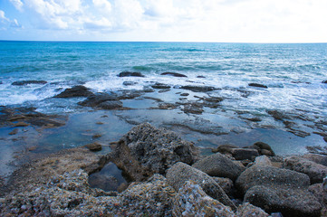 sea and rocks