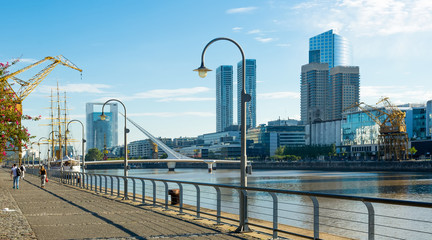 Embankment and port (Puerto Madero), Buenos Aires