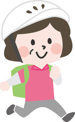 二頭身_配達員シニア女性2