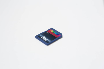 blue memory card