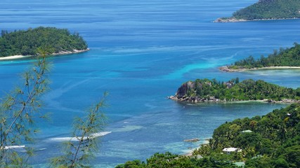 tropical seychelles island