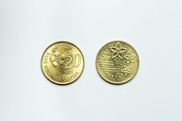 malaysia 20 cent coin year 2019
