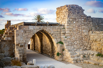 Caesarea Israel Mediterranean coast Caesarea National Park ISRAEL