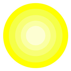 Bullet Point Yellow Circles - Vector