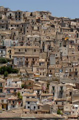 Italy  Sicily  Modica ,  07/06/2007: Overview of Modica  