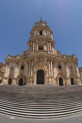 Fototapeta premium Italy Sicily Modica , 07/07/2007: The Duomo of San Giorgio