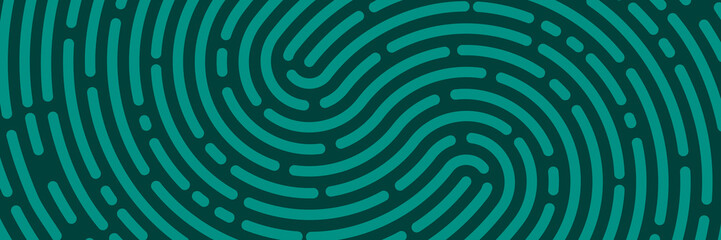Fingerprint background. Unicum finger print green pattern