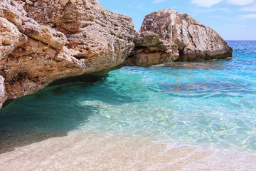 Scorcio da Cala Mariolu nello splendido Golfo di Orosei in Sardegna