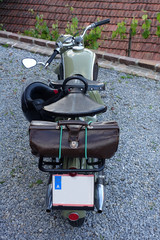 HISTORISCHES MOTORRAD . HISTORIC MOTORBIKE © LitterART