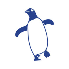 Penguin bird logo design vector. Icon Symbol. Template Illustration