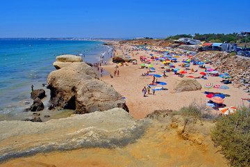Praia Da Gale, Gale beach Between Albufeira & Armacao De Pera The Algarve Portugal