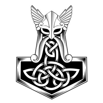 Hammer Of Thor Medieval Viking Symbol 