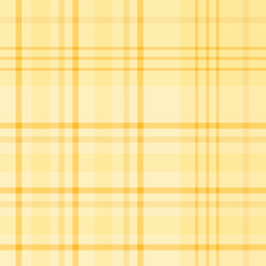 Seamless pattern in yellow colors for plaid, fabric, textile, clothes, tablecloth and other things. Vector image.