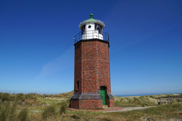 Fototapeta na wymiar Alter Leuchtturm in Kampen auf Sylt