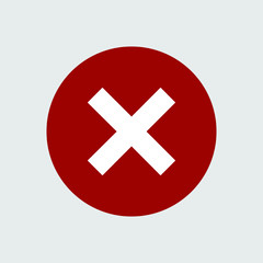 red cross button
