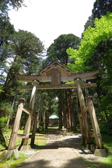 山奥にある鳥居