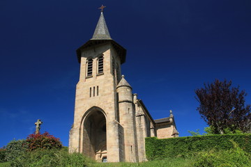 Fototapeta na wymiar Eglise Saint Martin de Tudeils (Corrèze)