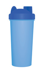 Protein shaker isolated. vector illustration