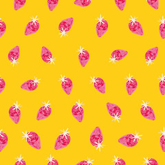 Pink ice cream vector repeat pattern print background design
