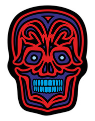 Gothic sign with skull, grunge vintage design t shirts
