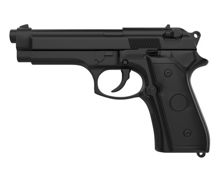 Handgun Pistol Isolated