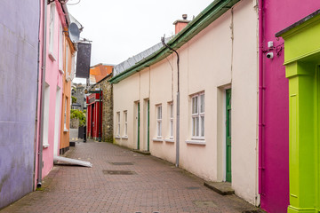 Fototapeta na wymiar Colorful houses in Kinsale, Cork, Ireland