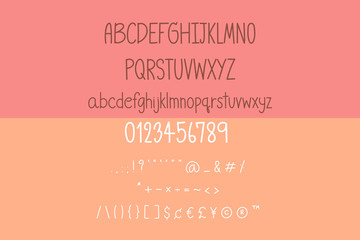 This set is alphabets A-Z, numeral and punctuation that you can use on your logos, social media, print etc.