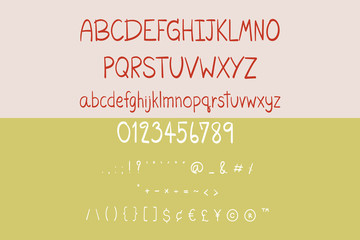 This set is alphabets A-Z, numeral and punctuation that you can use on your logos, social media, print etc.