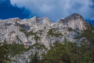 Blick auf Hohe Munde bei Telfs, Tirol