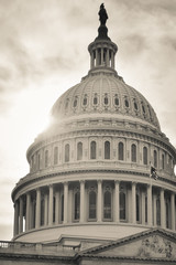 Fototapeta na wymiar U.S. Capitol Building in Washington D.C. United States of America