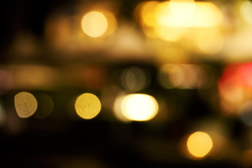 real bokeh city lights background