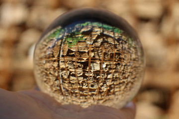 Obraz na płótnie Canvas boule de cristal : ésotérisme