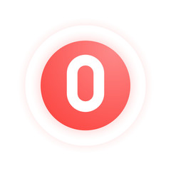 Obraz premium Zero - Icon