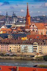Wurzburg. Aerial city view.