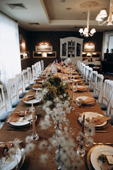 table setting for a wedding