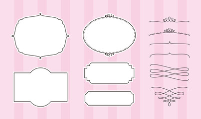 オーナメント　飾り線のセット