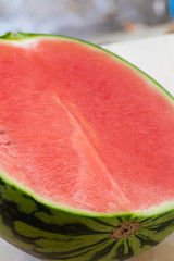 スイカの断面