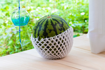 すいか、夏の風景