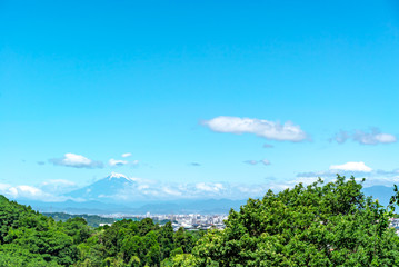 【遠地から見る富士】鎌倉市から見る富士山