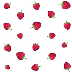 strawberry background  icon logo vector illustration